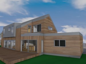 Contemporary Timber Frame Self Build, Lasswade