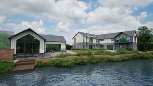 Contemporary Home on the River Avon
