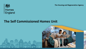 An overview of the 'self-commissioned homes unit'